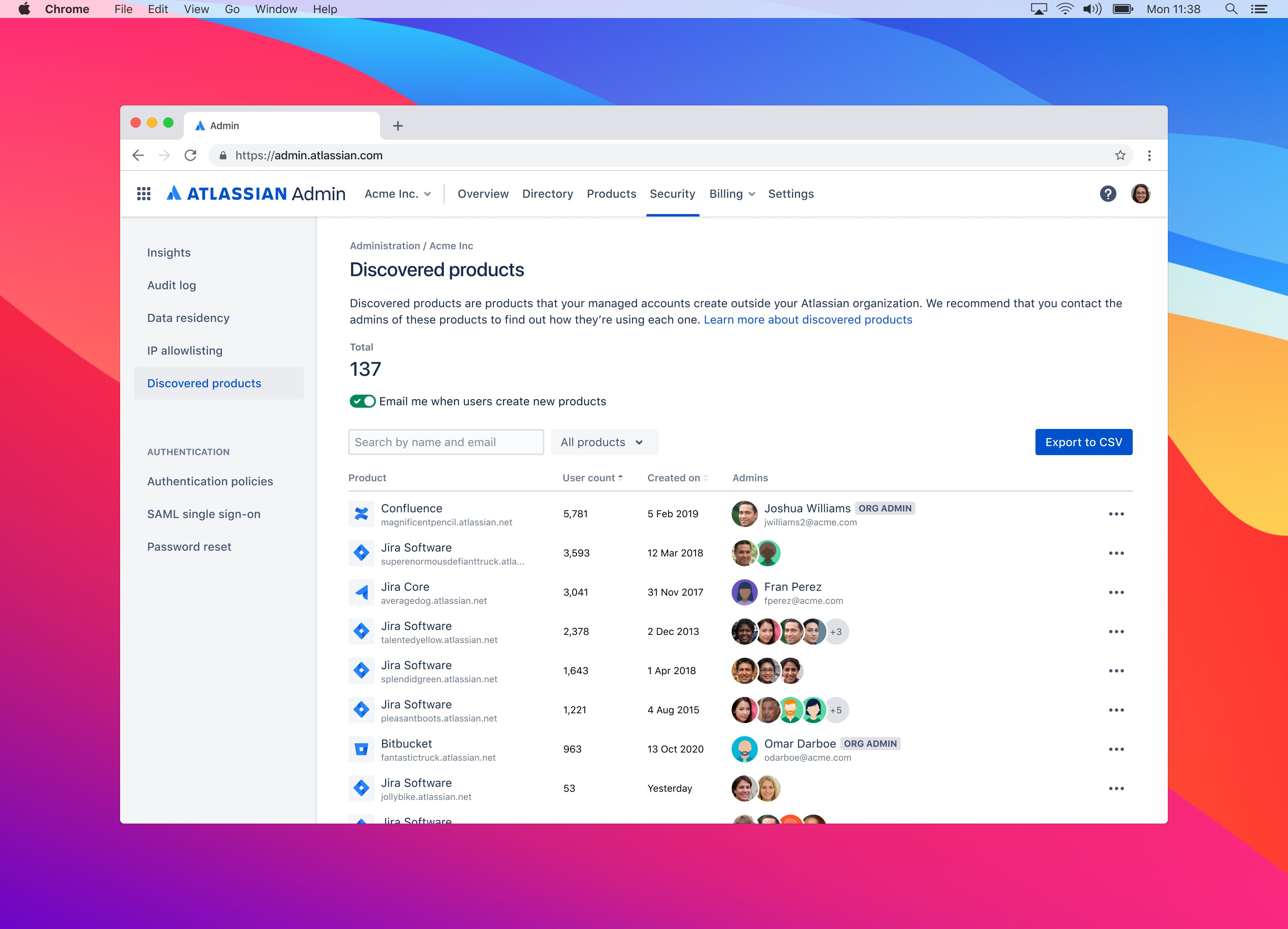 A tool for better visibility of cloud software usage in Enterprises